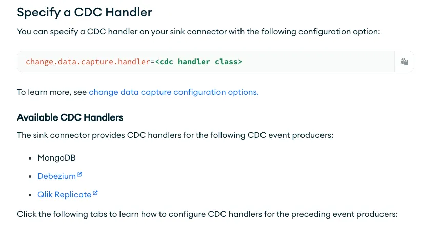 CDC Handler