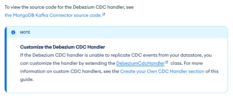 CDC Handler Customize