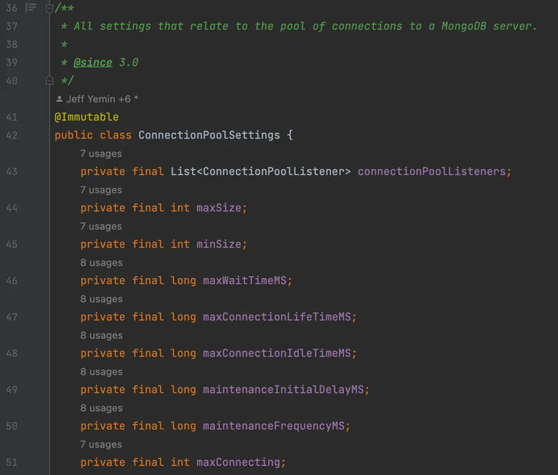 ConnectionPoolSettings.java