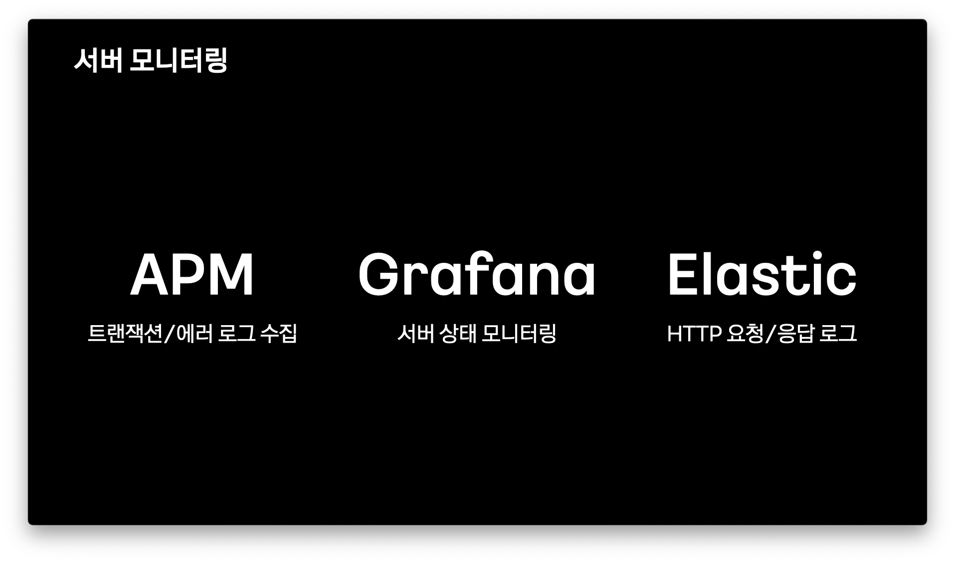 모니터링