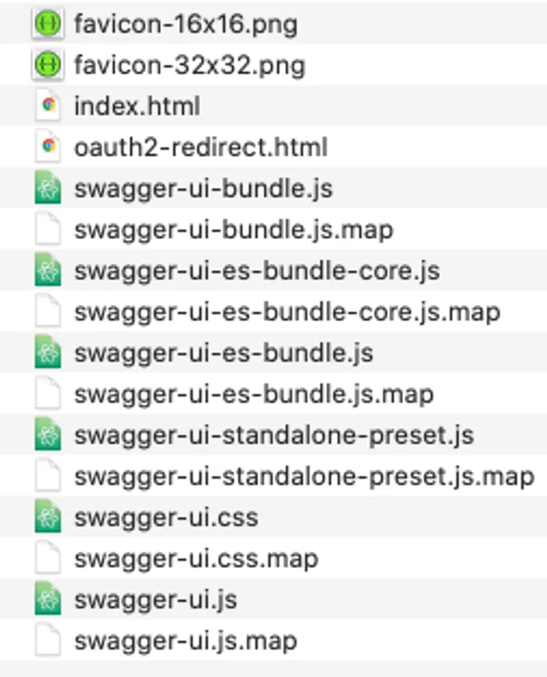 Swagger UI 정적 파일